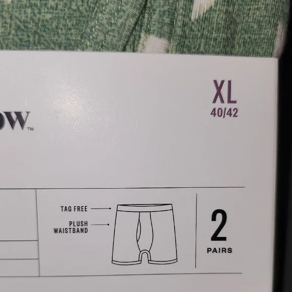 Goodfellow & Co Men's Boxers - Gray and Green - Picture 3 of 4